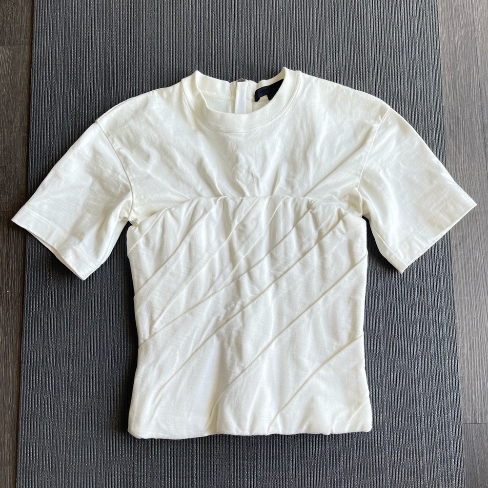 Alexander Wang White Corset T-shirt